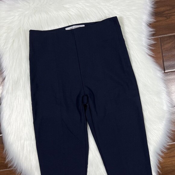 MM Lafleur Size 0 Petite Navy Blue Powerstretch The Foster Pants - Picture 2 of 10